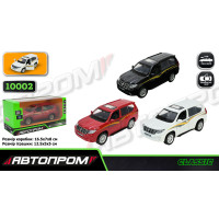Іграшка машина мет. АВТОПРОМ  5 inch,3 кольори Toyota Land Cruiser Prado, відкр.двері, у кор.16,5*7*8см /48-2/