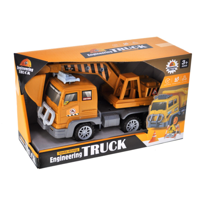 Машина з краном інерційна в кор.28,5x11,5x17 см YG Toys /72/