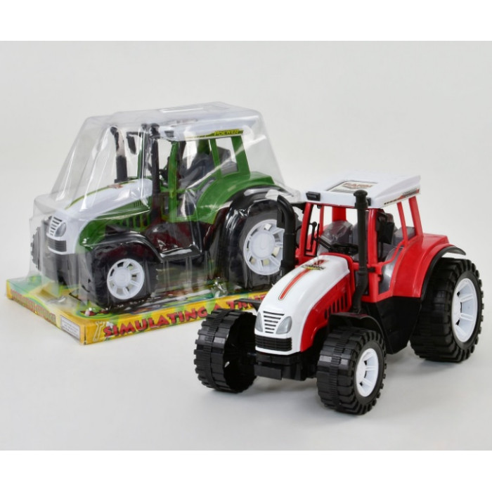 Трактор інерційний, 2 кольори, в слюді /36/