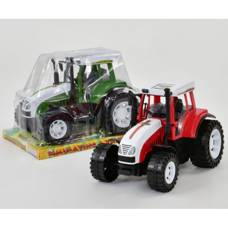 Трактор інерційний, 2 кольори, в слюді /36/