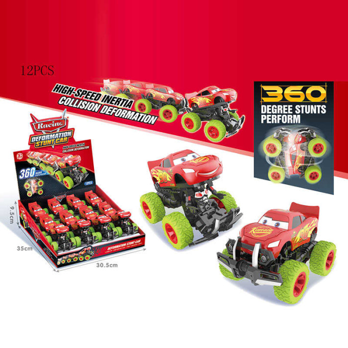 Машина, герой, інерція, трансформується при зіткненні, гумові шини, в кор. /24/288/12шт в кор.