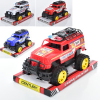 Джип інерція, 23см, 2 види (2 кольори), в слюді, 25-15-15см /36/