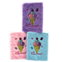 Блокнот пушистый клетка, желт.бум.