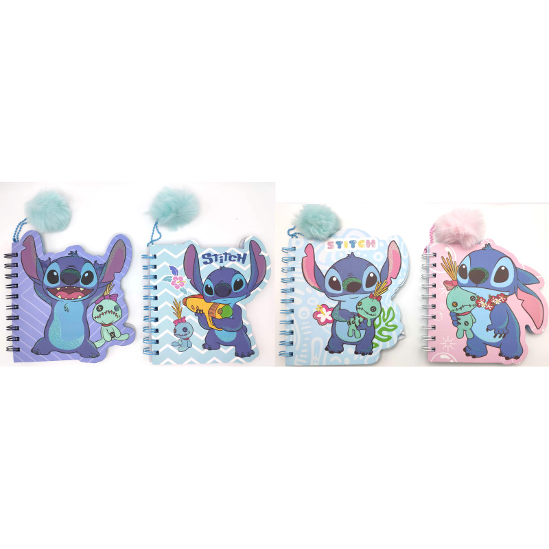 Блокнот на спіралі А5/80арк.фігурний з хутряним брелоком 