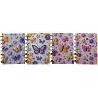 Зошит на спіралі кольоровой А5/80арк.