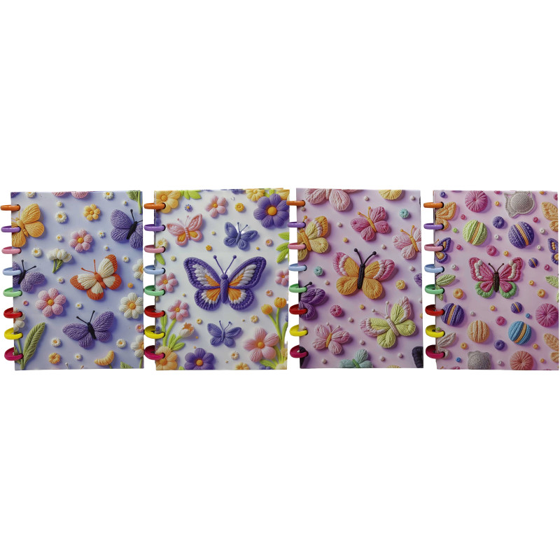 Зошит на спіралі кольоровой А5/80арк.