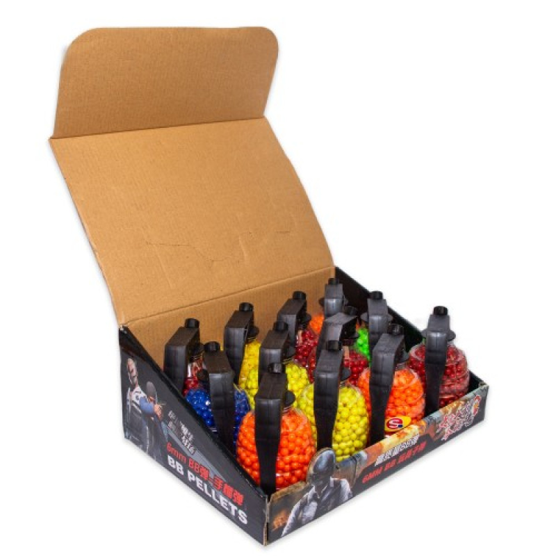 Кулі BB 6мм, 1000шт в банці /12/144/12шт в кор.