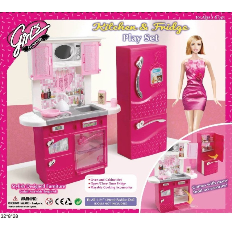 Меблі Gloria 3016 кухня з холодильником кор.32*8*28 /24/