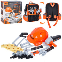 Набір iнструментів 26 предметів, рюкзак, на бат-ці, в кор-ці, 30-26-11см /12/