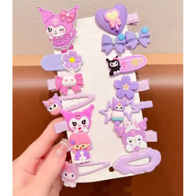 Набір шпильок для волосся , герой, 14 штук, в п/е /1000/