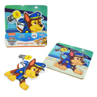 Дерев'яна іграшка KidsHits Paw Patrol пазли-вкладиші у плівці 14,8*14,8*0,6 см /100/
