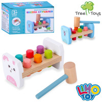 Дерев'яна іграшка Стукачка 15-7,5-7,5см, молоточок, 2 види, в кор-ці, 15,5-9-8см /30/ Дерев'яна іграшка Стукачка 15-7,5-7,5см, молоточок, 2 види, в кор-ці, 15,5-9-8см /30/