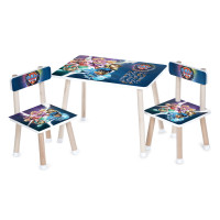 Столик M 501-18 (1шт) 2 стільчика, дерев'яний, ЩП