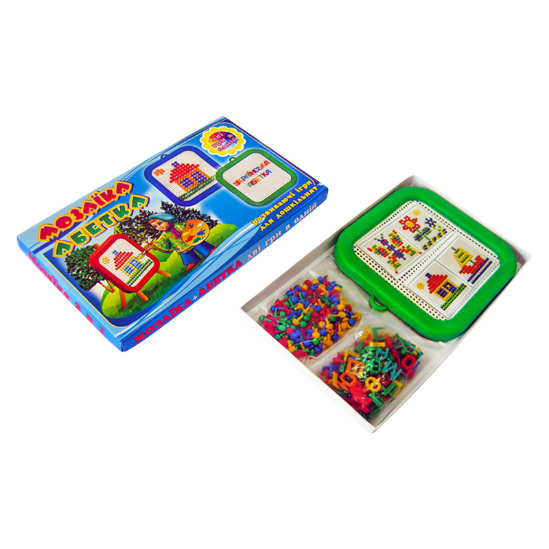 Мозаїка 2в1 (художня+абетка українська)