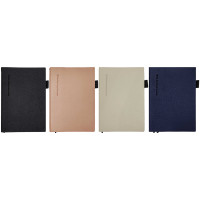 Блокнот з утримувачем д/ручки А5/100арк.шкір/зам ,80г/м2,клітина,4кол.(1*50)