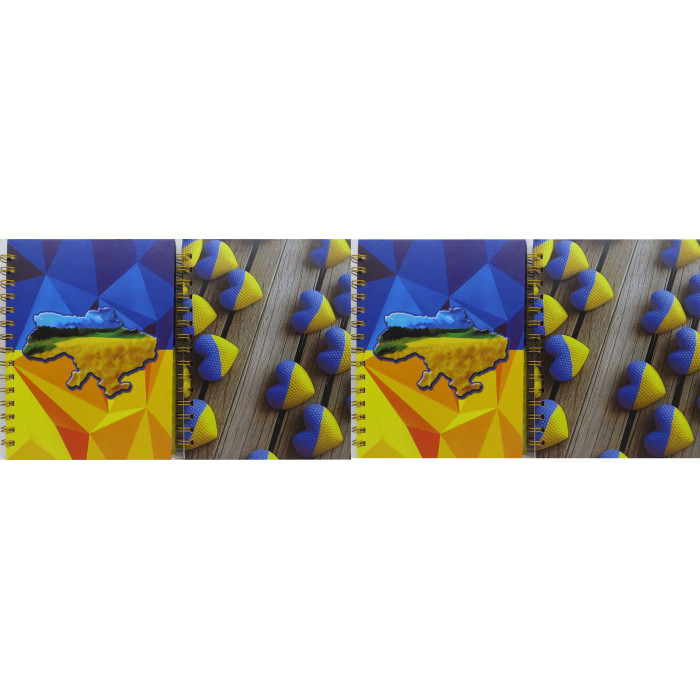 Зошит на спіралі А5/80аркуш. 