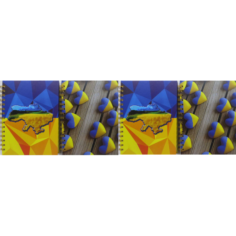 Зошит на спіралі А5/80аркуш. 