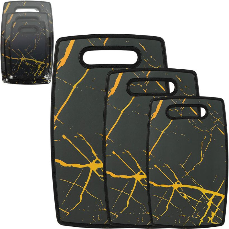 Набір дощечок 3шт з мармуровим візерунком RH-07