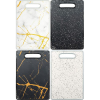 Дошка обробна з мармуровим малюнком (прямокутна) 37*23*1см HL110C