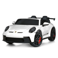 Машина M 6111AL-1(24V) (1шт) 2мотори320W, 1акум24V14AH, гумов.колеса, USB, SD, MP3, шкіра, світло, музика, білий