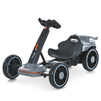 Електрокарт M 6145(A)EBR-11 (1шт) р/к2,4G, 2мотори35W, 1акум12V4,5AH, EVA, BLUETOOTH, музика, світло, сірий