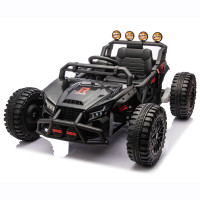 Баггі M 6073EBLR-2 (1шт) 2,4G р/к, 2*12V7AH, 4*35W, USB, BLUETOOTH, EVA, музика, світло, шкіра, чорний