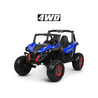 Джип М 3602EBLR-4 (1шт) р/к 2,4G, 4*45W,1*12V10AH,кол.EVA,відчин.двері,аморт.,перем.швид.,шкір.сид. ,синій