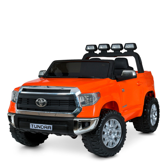 Джип JJ2255EBLR-7 (1шт) р/к 2,4G, 2мотори200W, 1 акум.24V7AH, EVA, TF карта, шкір. сидіння, помаранчевий