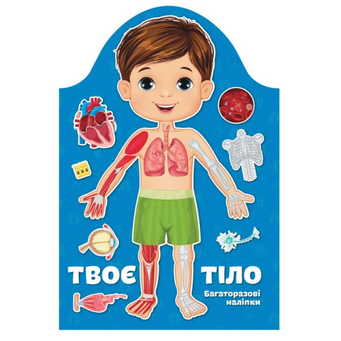 Kids creative : Твоє тіло. Хлопчик (Українська )