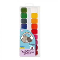 Фарби акварельні Yes Pusheen 18 цв. медові б/п