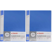 Папка А4 10файлів 50мкр+2мкр, 23.5*31см, синій (4*54)