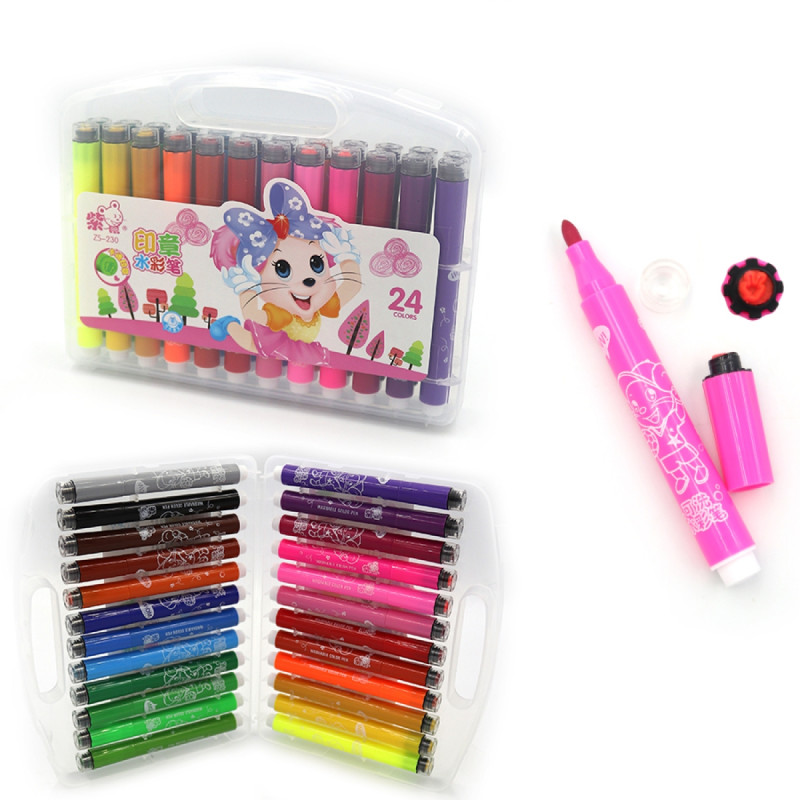 Набір фломастерів/штампи 