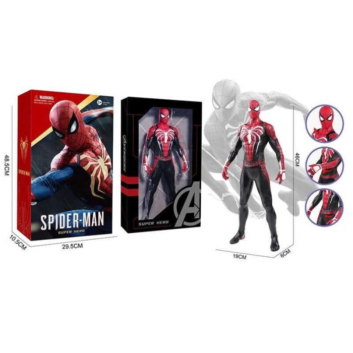 Герой висота 46 см, голова і таз обертаються, рухомі верхні кінцівки, в кор. /24-2/