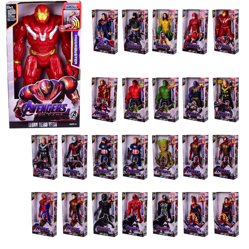 Герої 10 видів, звук, в кор.,  МІКС ВИДІВ /70/