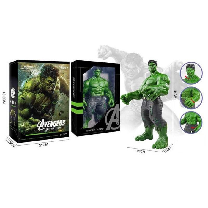 Герой висота 44 см, голова і таз обертаються, рухомі верхні кінцівки, в кор. /24-2/