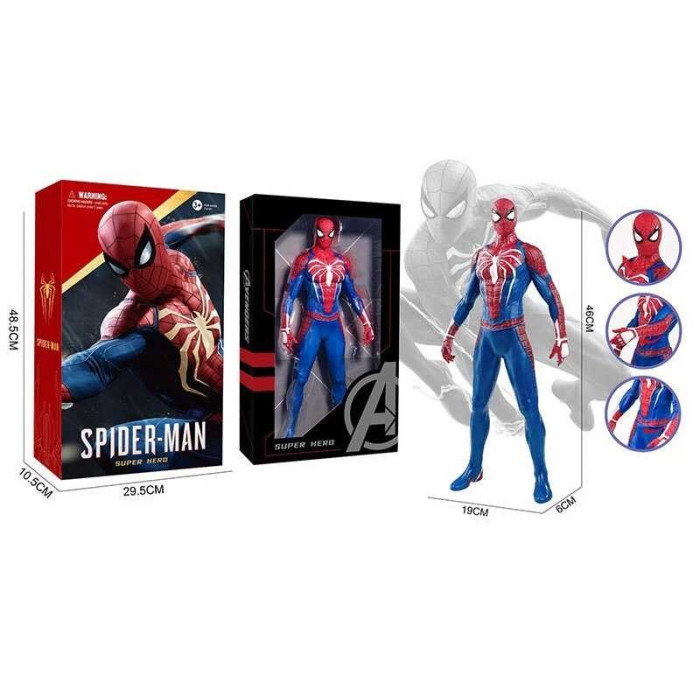 Герой висота 46 см, голова і таз обертаються, рухомі верхні кінцівки, в кор. /24-2/