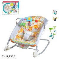 Дитячий шезлонг-гойдалка 68123 0-18кг вібрац.муз.кор.53*11,5*43,5 /8/