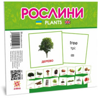 Картки міні Світ рослин (110х110 мм)(28.5)