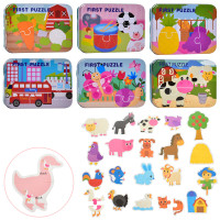 Пазли мікс видів, в пеналі (метал), 17-12,5-3см /50/