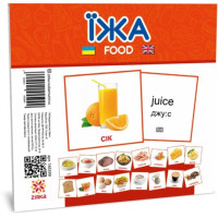 Картки міні Їжа (110х110 мм)(28.5)