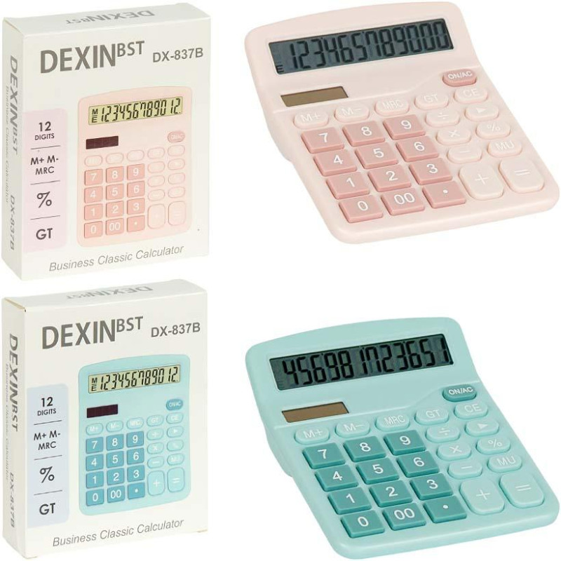 Калькулятор DX-837B 14х12х3,5см //