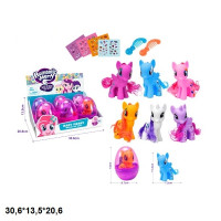 Поні/єдиноріг в яйці з аксес.2в.6кол. 30,6*13,5*20,6 /24/144/6шт в кор. Поні/єдиноріг в яйці з аксес.2в.6кол. 30,6*13,5*20,6 /24/144/6шт в кор.