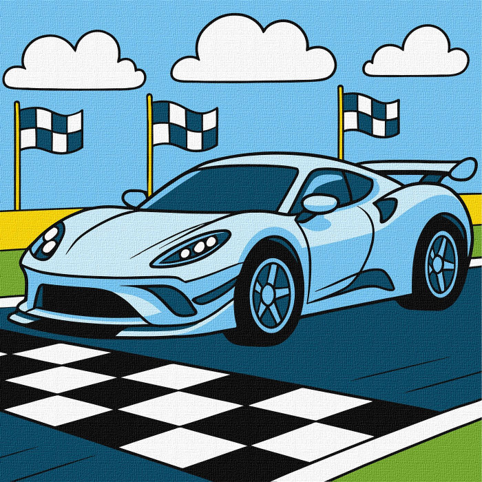 Набір для розпису по номерах для дітей 