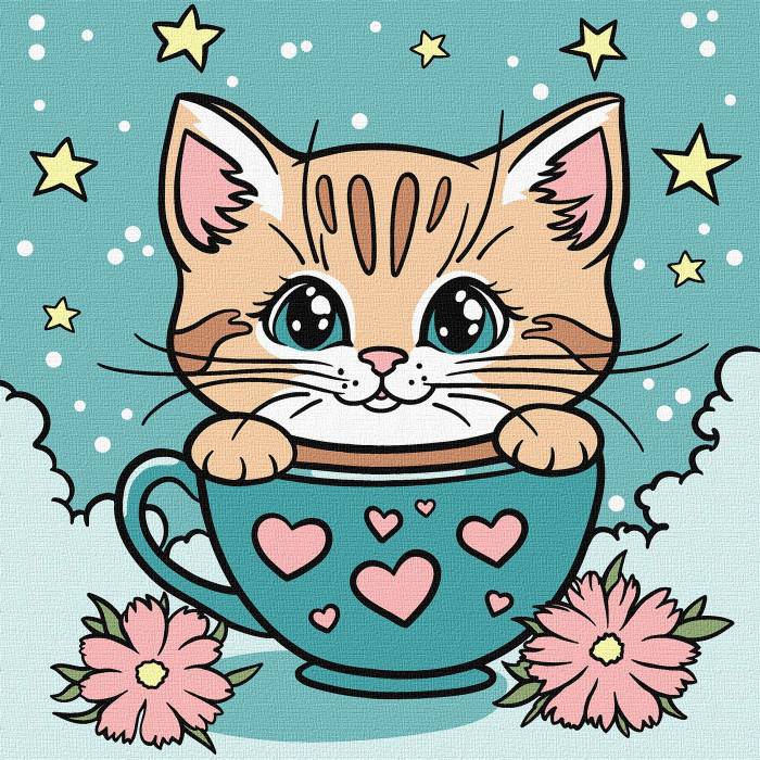 Набір для розпису по номерах  для дітей 