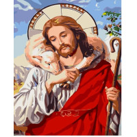 Набір для розпису по номерах Христос Strateg розміром 30х40 см (SS6749) Набір для розпису по номерах Христос Strateg розміром 30х40 см (SS6749)