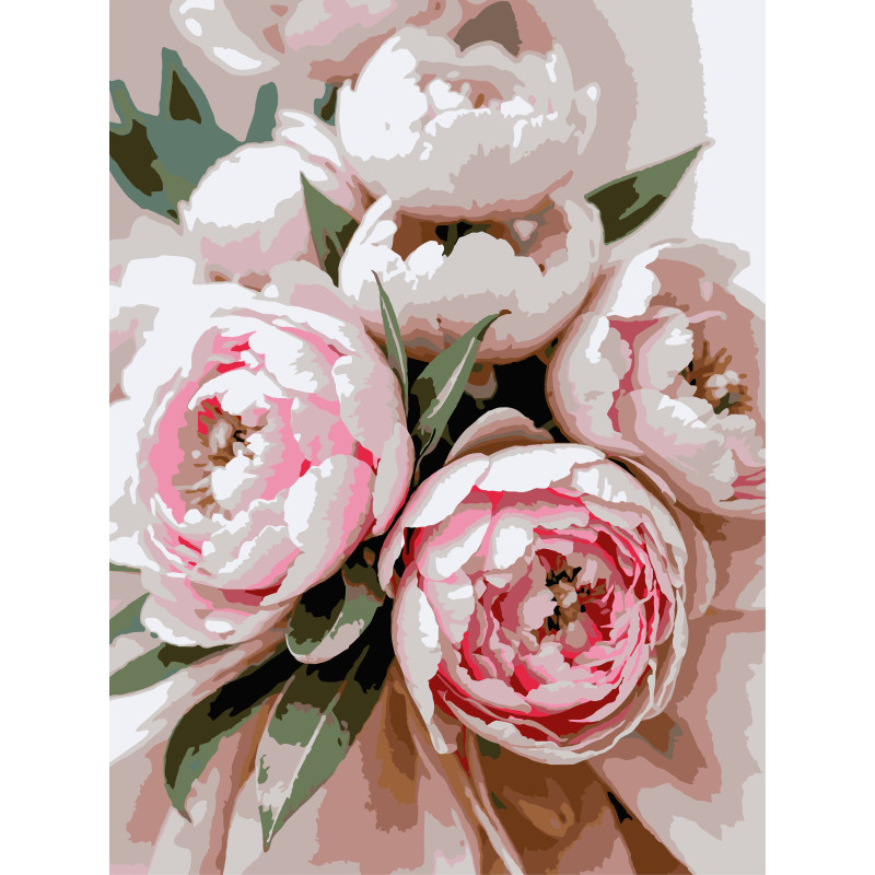 Картина за номерами Strateg Ніжно-рожеві квіти 30Х40 (SS-1294) Картина за номерами Strateg Ніжно-рожеві квіти 30Х40 (SS-1294)