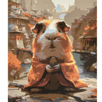 Набір для розпису по номерах Затишок маленького світу Strateg розміром 40х50 см (VA-4623) Набір для розпису по номерах Затишок маленького світу Strateg розміром 40х50 см (VA-4623)