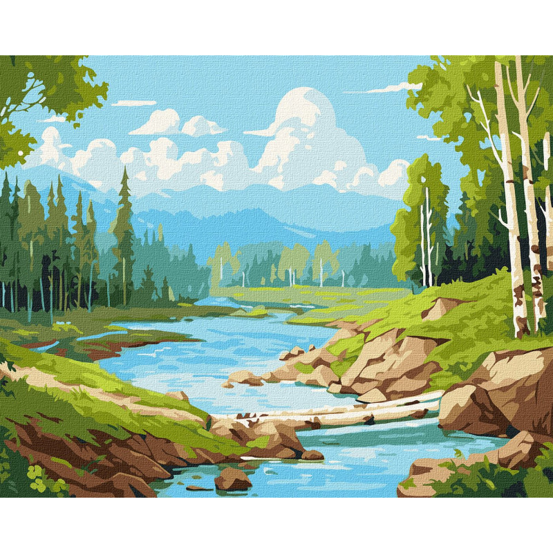 Набір для розпису по номерах. 