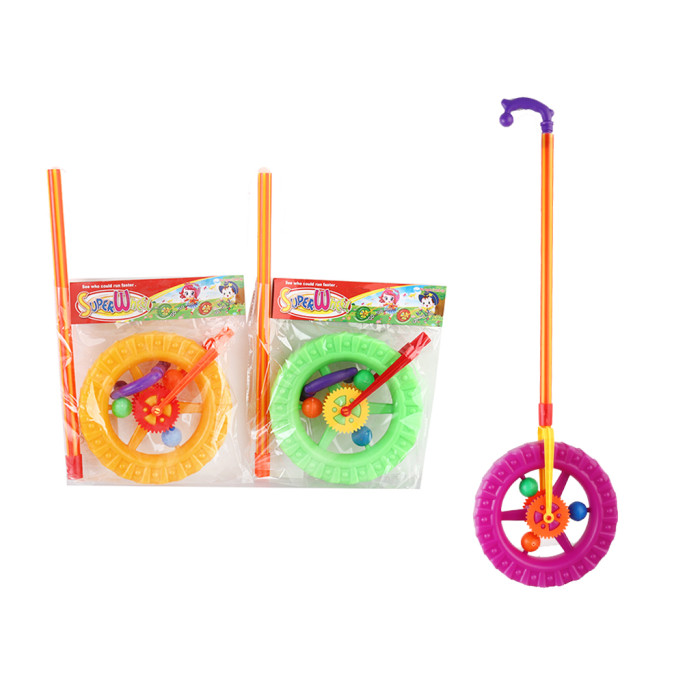 Каталочка колесо 2 кольори мікс, п/е 24*20*4см /96-2/