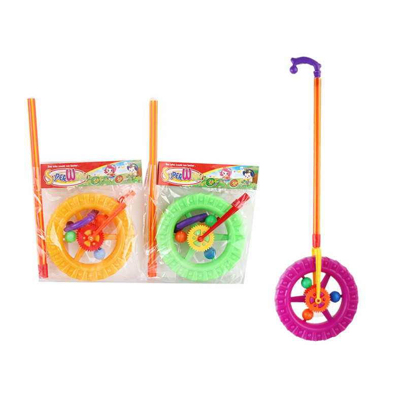 Каталочка колесо 2 кольори мікс, п/е 24*20*4см /96-2/